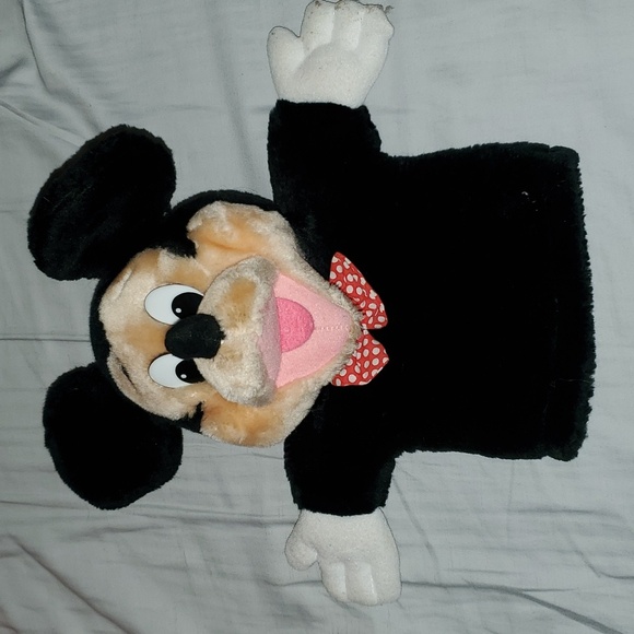 Vintage 1980's Applause Mickey Mouse Plush Puppet - Picture 1 of 9